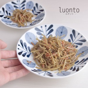 luonto-ルオント- 18cm中プレート[日本製/美濃焼/洋食器]