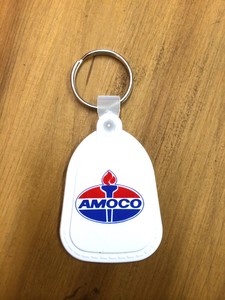 レーシングラバーキーホルダー【AMOCO】rk002