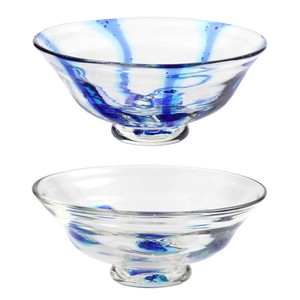 Glass 1Pc Gold Decoration bowl 2 type Running Water Dot