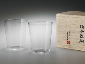 Drinkware Usuhari Glass with Wooden Box M