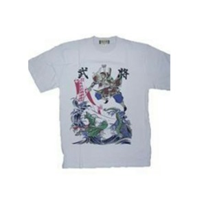 FJK 日本 お土産 Tシャツ 武将 Mサイズ （ホワイト） A-6-M