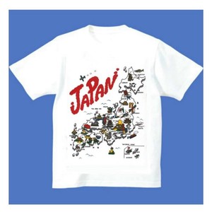 FJK 日本 お土産 Tシャツ 浮世絵 JAPANSサイズ （ホワイト）T-005-S