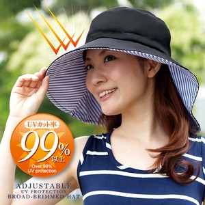 Ribbon Control UV Cut Broad-brimmed Hats & Cap 3P Package