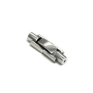 【シルバー925】ネックレス・ブレスレットパーツ ＜カチッと留まるシルバーパーツ留め具＞ 丸型