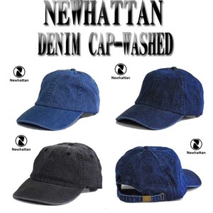NEWHATTAN COTTON DENIM CAP-WASHED  13385