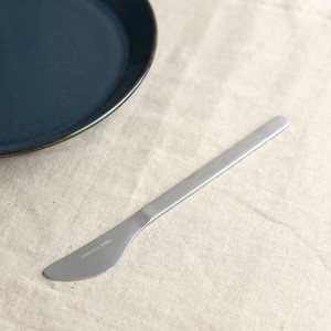 In-Flight Cutlery Silver Knife Made in Japan Tsubamesanjo Western Plates