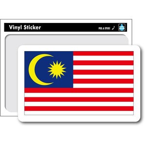 SK-191/国旗ステッカー マレーシア(Malaysia)