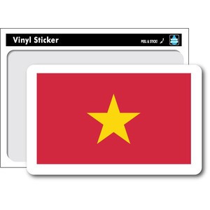 SK-198/国旗ステッカー ベトナム(Vietnam)