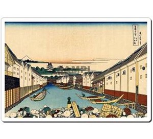 日本 (Japan) 浮世絵 (Ukiyoe) マウスパッド (Mausupad) 4004 葛飾北斎 - 江戸日本橋