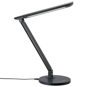 調光機能付7W白色LEDスタンドライトBK SDLE07N12BK