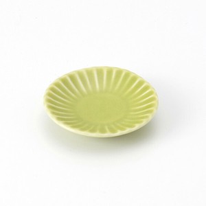 【波佐見焼】若草?しのぎ豆皿　日本製