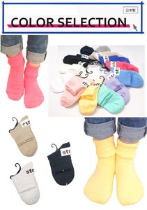 短袜 12颜色 日本制造