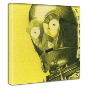 【スターウォーズ】C-3POのファブリックパネル インテリア　アート　雑貨