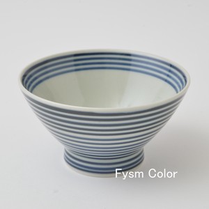くらわんか碗　藍駒　手描き　波佐見焼　日本製