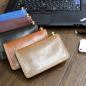 Tochigi Leather Oil Beast Oil Leather Middle Wallet