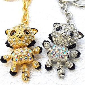 Key Ring Key Chain Japanese Raccoon Sparkle