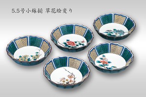 Kutani ware Main Dish Bowl Small Assortment 5.5-go