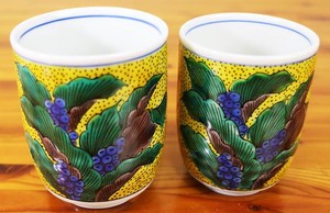 Kutani ware Japanese Teacup