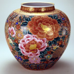 Kutani ware Flower Vase Vases Limited Edition