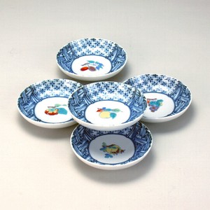 Kutani ware Small Plate 3.8-go Assortment