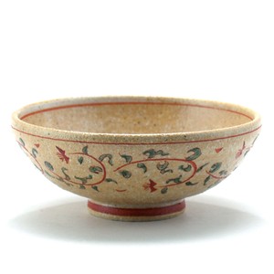 Local Minimum Rice Bowl Round shape Red Arabesque