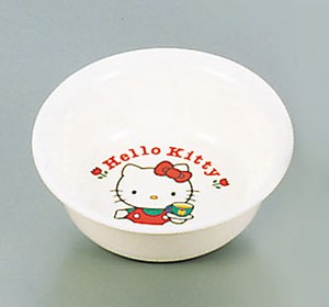 メラミンお子様食器　ニューハロー・キティ　フルーツ皿（白）