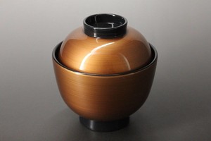Bowl Bronze Echizen Lacquerware Soup Bowl Washoku Economical Made in Japan