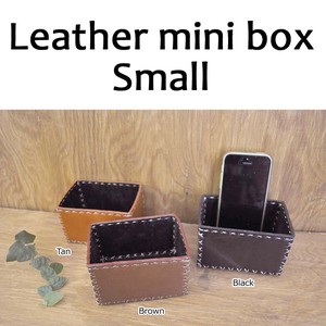 Leather mini box Small