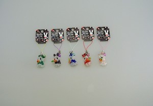 Crystal Beads Rabbit Strap 5 Colors Assort 604 9 5