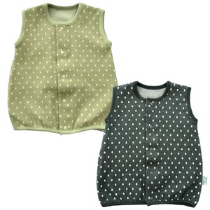 Babies Top Brushing Fabric Polka Dot Made in Japan
