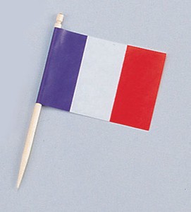 ランチ旗　フランス（200本入）