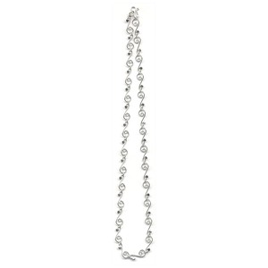Plain Silver Chain Necklace sliver Bird Ladies'