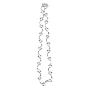 Plain Silver Chain Necklace sliver Ladies