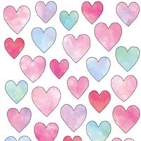 Stickers Heart Masking Stickers