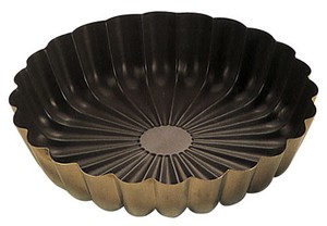 テフロン加工　菊型ケーキ皿　φ205mm