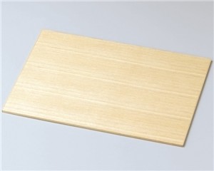 Wooden Echizen Plain Wood 15 Place Mat Echizen Lacquerware Wooden Tray Made in Japan