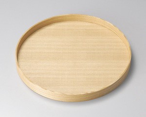 Wooden Echizen Plain Wood 10 Echizen Lacquerware Wooden Tray Made in Japan