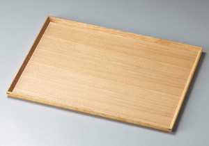 Wooden Echizen Plain Wood 1 40 SquareTray Echizen Lacquerware Wooden Tray Made in Japan