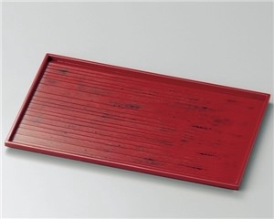 Wooden Echizen Heavy Use Echizen Lacquerware Wooden Tray Made in Japan
