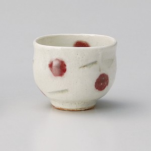 SHIGARAKI Ware Cherries Japanese Tea Cup