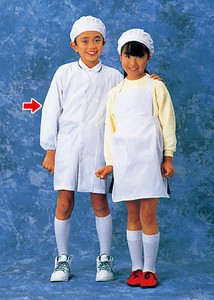 学童給食衣（ホワイト）ダブルSKV359