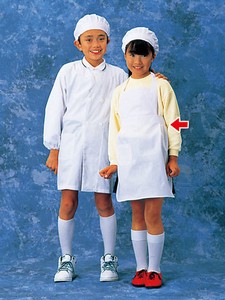 学童給食衣（ホワイト）SKV362