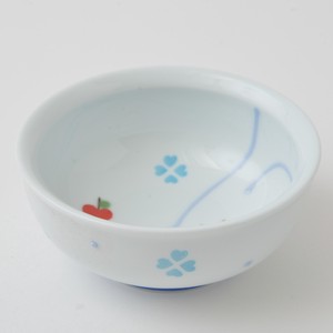 Apple Bowl HASAMI Ware Hand-Painted Made in Japan