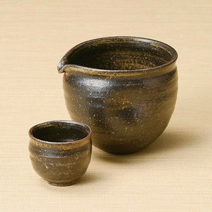 【信楽焼】夜露　猪口、注器