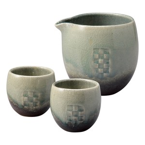 SHIGARAKI Ware Mosaic Pod Japanese Sake Cup
