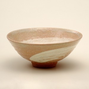 【信楽焼】宇田隆和作・白刷毛茶碗