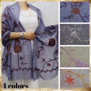 Shawl Scarf Embroidered