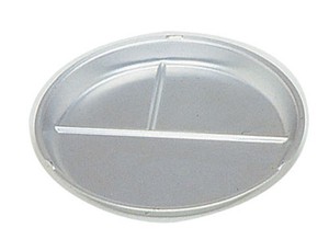 オオイ金属　アルマイト　ランチ皿丸型（3食）