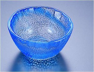 かんだ　ガラス製　タレ鉢　SA153−1BL