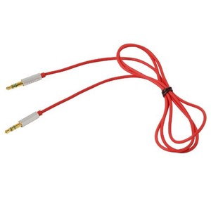 セイワ(SEIWA) オーディオケーブルAUX2 純銅、からみにくいTPU赤ケーブル/1m M144
